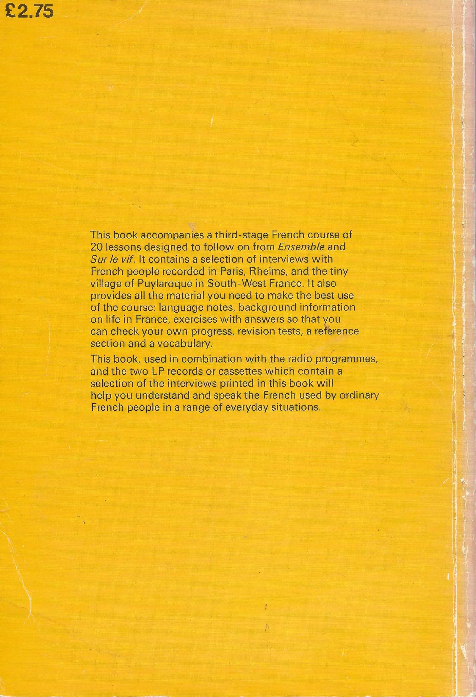 Back cover of ISBN 0 563 16146 9